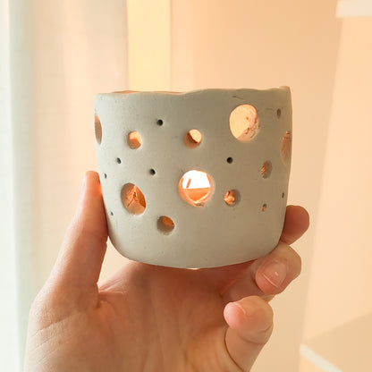 Windlichter töpfern